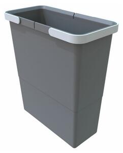 Odpadkový kôš s rukoväťami II 12 l, sivá