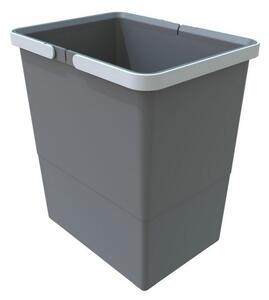 Odpadkový kôš s rukoväťami 18 l, sivá