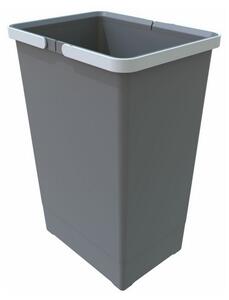 Odpadkový kôš s rukoväťami 24 l, sivá