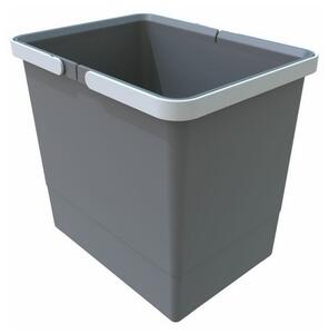 Odpadkový kôš s rukoväťami 15 l, sivá
