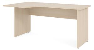 Ergonomický stôl Impress 160 x 90 cm, ľavý, javor