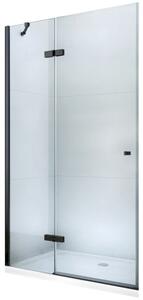 MEXEN - Roma dvere sprchové krídlové, 70 cm, transparentné - čierna - 854-070-000-70-00