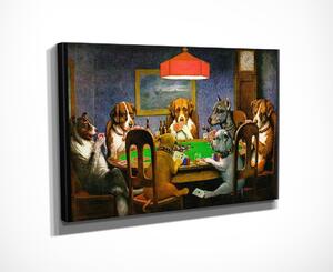 Wallity Reprodukcia obrazu Poker Game 30x40 cm viacfarebná