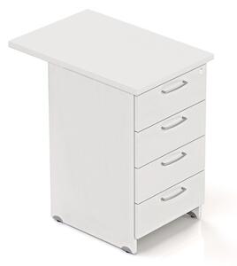 Kontajner Visio 70 x 47 cm - 4 zásuvky, biela