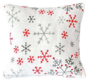 XPOSE® Mikroplyšová obliečka na vankúš SNOWFALL 40x40 cm