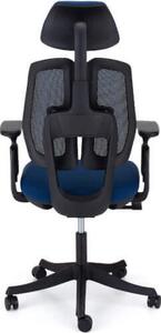 Ergonomická kancelárska stolička Liftor Active, modrá (textil + sieťovina)
