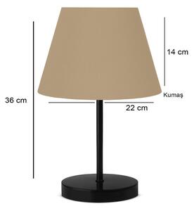 Opviq Stolová lampa Dantos 36 cm béžová/čierna