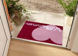 Zala Living - Hanse Home koberce Protišmyková rohožka Deko 105355 Red Pink - 50x70 cm