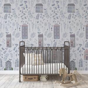 VLADILA Blue Leaves - tapeta
