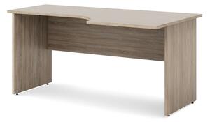 Ergonomický stôl Impress 160 x 90 cm, pravý, dub sonoma