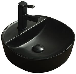 MEXEN - Zita umývadlo na dosku, 40 x 40 cm - čierna matná - 21874085