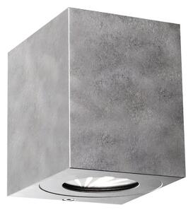 Nordlux - LED Vonkajšie nástenné svietidlo CANTO 2xLED/6W/230V IP44 strieborné