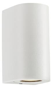 Nordlux - Vonkajšie nástenné svietidlo CANTO 2xGU10/28W/230V IP44 biela