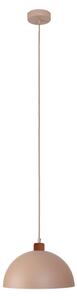 Duolla - Závesný luster na lanku IRONLINE 1xE27/15W/230V priemer 27 cm béžový/medený