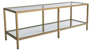 Hanah Home TV stolík Basic zlatý