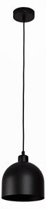 Duolla - Závesné svietidlo na lanku IRONLINE 1xE27/15W/230V priemer 17 cm čierna
