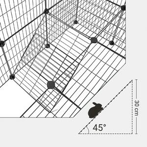 VASAGLE Modulárny box - čierna - 143x73x71 cm