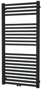 Radiátor kombinovaný ISAN QUADRAT 125,5x50 cm stredové pripojenie čierny zamat DQUA12550500CSMS
