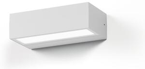 LED2 5238351 KVADER II vonkajšie nástenné svietidlo biele