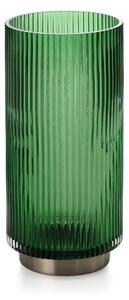 Váza AmeliaHome GALLO 25,5 cm fľaškovo zelená