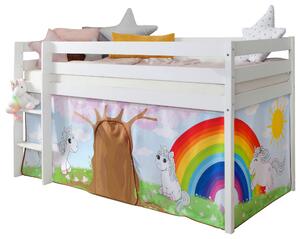 VYVÝŠENÁ POSTEĽ, 90/200 cm biela MID.YOU - Detské izby, Online Only