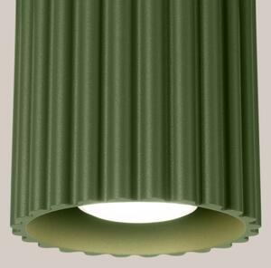 Sollux SL.1794 - Bodové svietidlo AURA 1xGU10/10W/230V 10 cm zelené