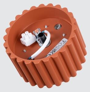 Sollux SL.1802 - Bodové svietidlo AURA 1xGX53/10W/230V 6 cm oranžové