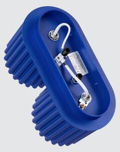 Sollux SL.1810 - Bodové svietidlo AURA 2xGU10/10W/230V modré