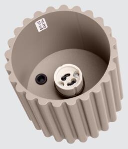 Sollux SL.1814 - Bodové svietidlo AURA 1xGU10/10W/230V 10 cm taupe
