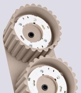 Sollux SL.1818 - Bodové svietidlo AURA 2xGX53/10W/230V taupe