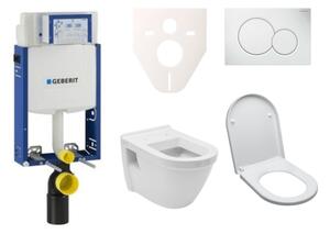 Cenovo zvýhodnený závesný WC set Geberit na zamurovanie + WC VitrA S50 SIKOGE2V1