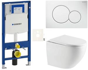 Závesný WC set Geberit do ľahkých stien / predstenová SAT SIKOGESREX67S01