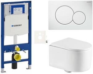 Závesný WC set Geberit do ľahkých stien / predstenová SAT SIKOGESREX72S01