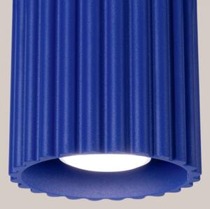 Sollux SL.1809 - Bodové svietidlo AURA 1xGU10/10W/230V 10 cm modré