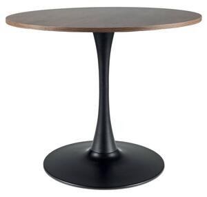 Jedálenský stôl OMODIO orech/čierna