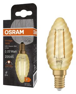 LED žiarovka VINTAGE FILAMENT E14/2,5W/230V 2400K - Osram