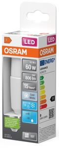 LED stmievaľná žiarovka STICK E27/8,5W/230V 4000K - Osram