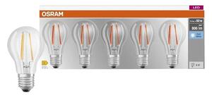SADA 5x LED žiaroviek BASE CLASSIC FILAMENT A60 E27/7W/230V 4000K - Osram