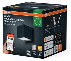 Osram - LED RGBW stmievateľné vonkajšie nástenné svietidlo SMART+ BRICK LED/14W/230V IP44 Wi-Fi