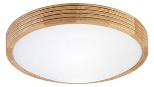 Brilagi - LED stropné svietidlo CARVALHO MODERN SLIM 2xE27/60W/230V, priemer 37,5 cm, dub