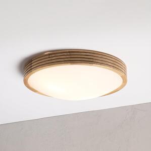 Brilagi - LED stropné svietidlo CARVALHO MODERN SLIM 2xE27/60W/230V, priemer 37,5 cm, dub