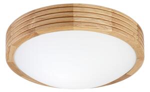 Brilagi - LED stropné svietidlo CARVALHO MODERN SLIM 1xE27/60W/230V pr. 27,5 cm dub