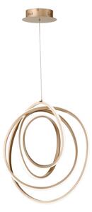 Ondaluce - LED stmievateľný luster na lane GOLDEN LED/50W/230V pr. 50 cm zlatý
