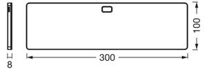 Osram - stmievateľné LED svietidlo pod linku so senzorom UNDERCABINET LED/5W/230V čierne