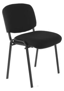 Konferenčná stolička Viva N, čierne nohy, čierna