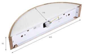Brilagi - LED nástenné svietidlo CARVALHO MODERN 1xE27/60W/230V dub