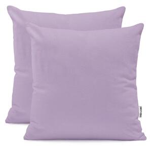 DecoKing Obliečka na vankúš Amber levanduľovo fialová, 50x50 - 2 ks