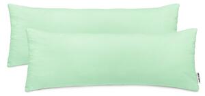 DecoKing Obliečka na vankúš Amber mentolovo zelená, 40x120 - 2 ks