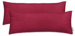DecoKing Obliečka na vankúš Amber tmavo červená, 40x120 - 2 ks