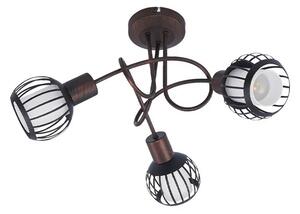 Lindby - Solm 3 Stropné Lampa Hrdzavá